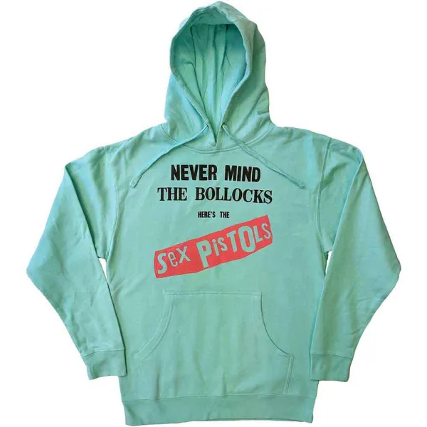 Mikina Sex Pistols - Never Mind The Bollocks Original Album, Unisex,Zelená,S
