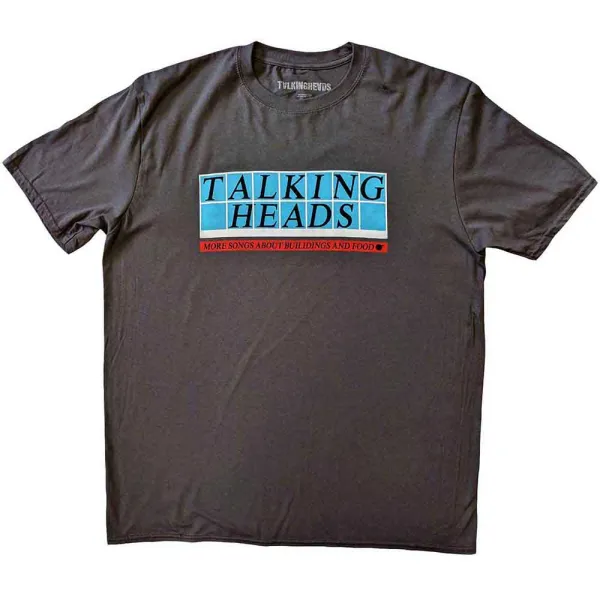 Talking Heads – Tiled Logo (Šedá) (Tričko)