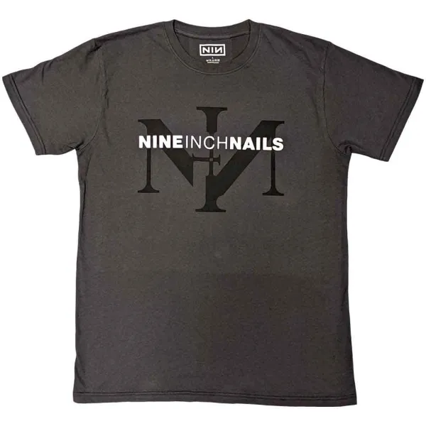 Nine Inch Nails – Icon & Logo (Šedá) (Tričko)