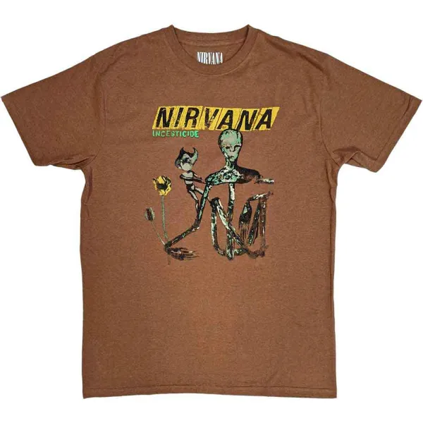 Nirvana – Incesticide (Hnedá) (Tričko)