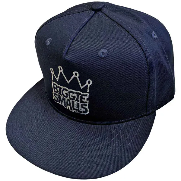 Biggie Smalls – Crown Logo (Modrá, Snapback Cap) (Šiltovka)