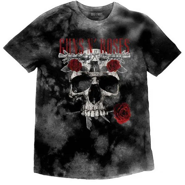 Guns N’ Roses – Flower Skull (Šedá, Detské) (Tričko)