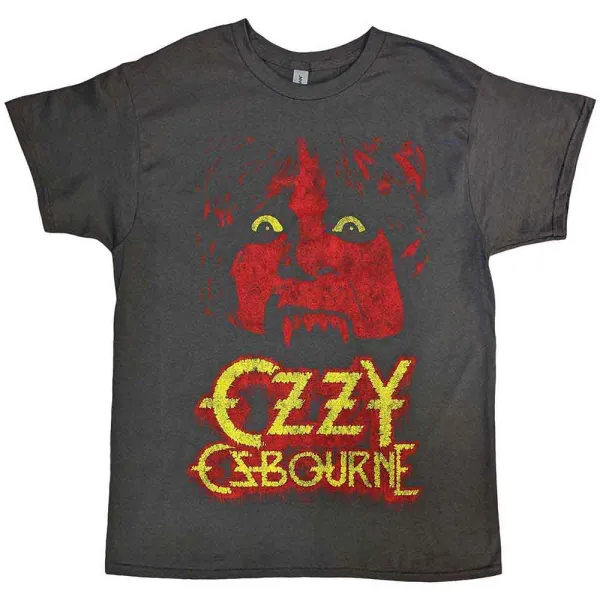 Ozzy Osbourne – Yellow Eyes Jumbo (Šedá) (Tričko)