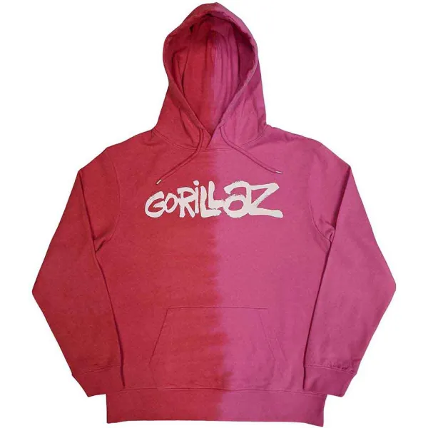 Gorillaz – Two-Tone Brush Logo (Červená) (Mikina)