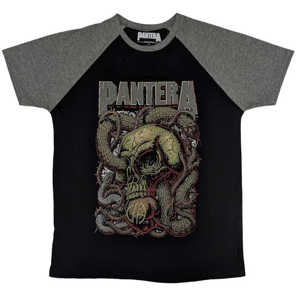 Pantera – Serpent Skull (Multi-color, Raglan T-Shirt) (Tričko)