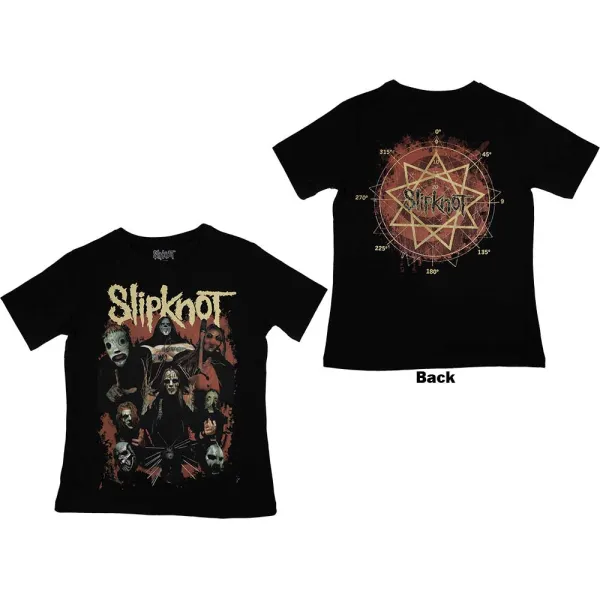 Slipknot – Come Play Dying Back Print (Čierna, Dámske) (Tričko)