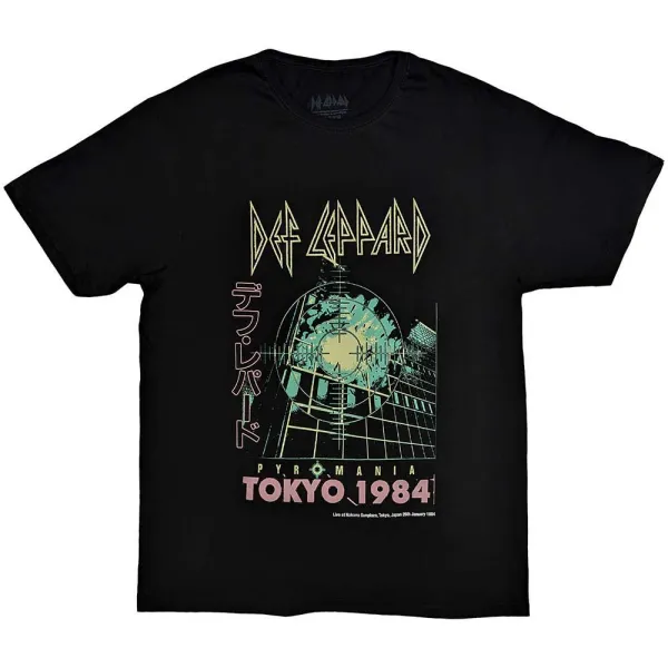 Def Leppard – Tokyo (Čierna) (Tričko)