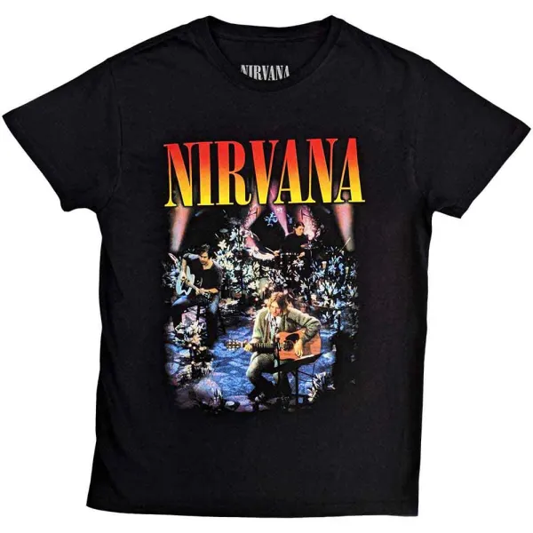 Nirvana – Unplugged Photo (Čierna) (Tričko)