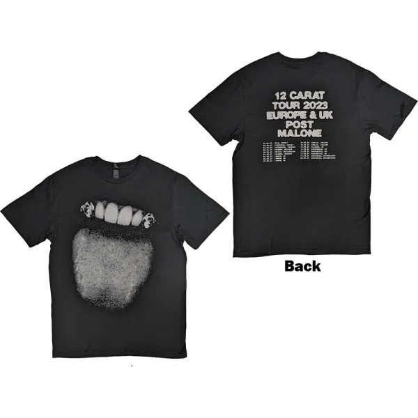 Post Malone – Fangs 2023 Tour Dates (Čierna, Limited) (Tričko)