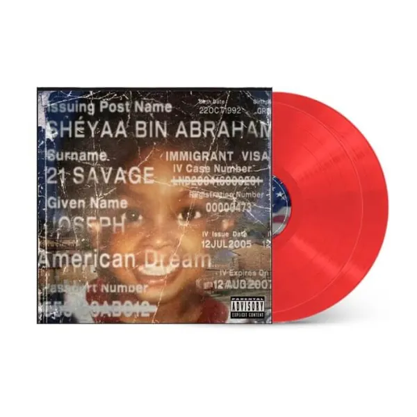 21 Savage – American Dream (Transparent Red Vinyl)