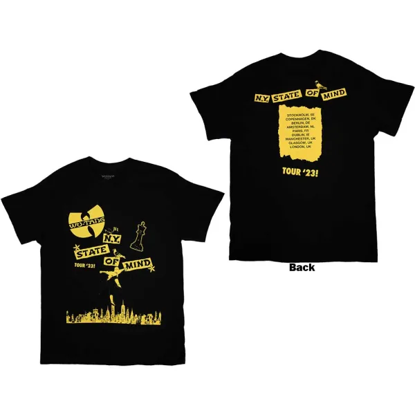 Wu-Tang Clan – Tour '23 NY State Of Mind (Čierna, Limited) (Tričko)