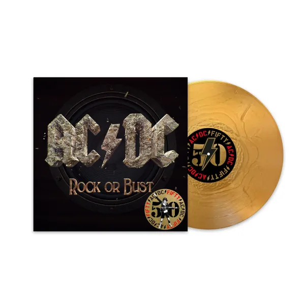 AC/DC – Rock Or Bust (50th Anniversary Gold Vinyl Edition)
