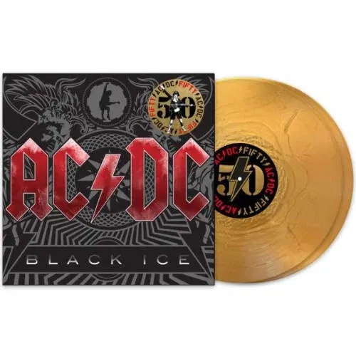 AC/DC – Black Ice (50th Anniversary Gold Vinyl Edition)