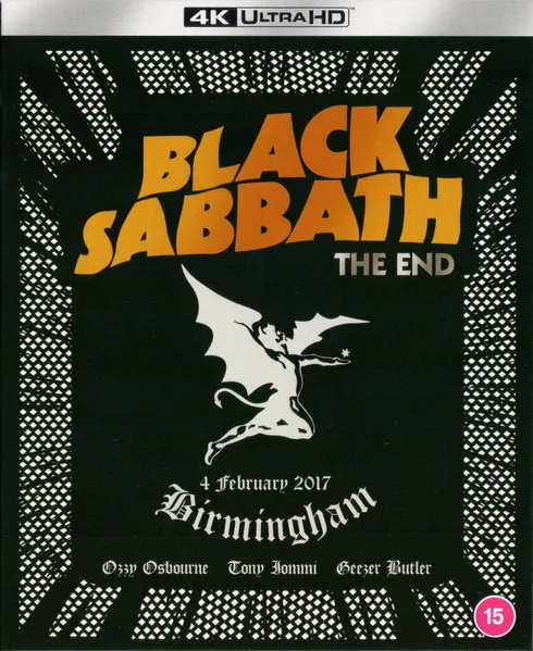 Black Sabbath – The End (4 February 2017 Birmingham) (Ultra HD Blu-ray)