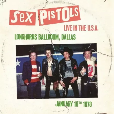 Sex Pistols – Live In The U.S.A. Longhorns Ballroom, Dallas January 10th 1978 (White Vinyl)