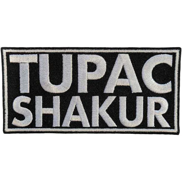 2Pac – Text Logo (Nažehlovačka)
