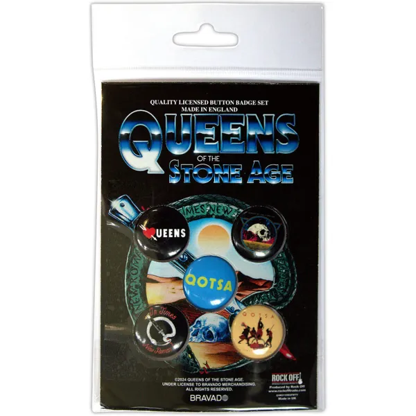 Queens of the Stone Age – Logos (Button Badge Pack) (Odznak)