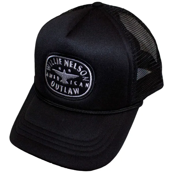 Šiltovka Willie Nelson - Outlaw, Unisex,Čierna,Univerzálna