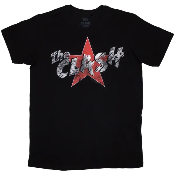 The Clash – Star Logo (Čierna) (Tričko)