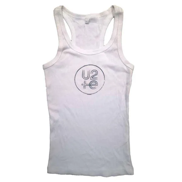 U2 – 2015 (Biela, Dámske, Vest T-Shirt, Limited) (Tielko)