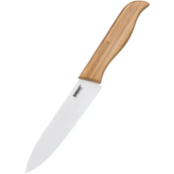 Banquet Keramický nôž porciovací Acura Bamboo, 23,5 cm