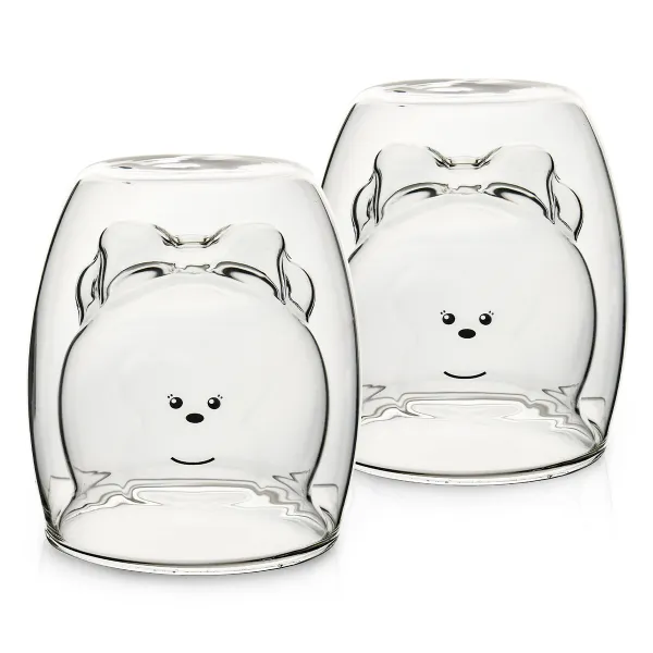 4Home Termo pohár Hot&Cool Lady Bear 250 ml, 2 ks