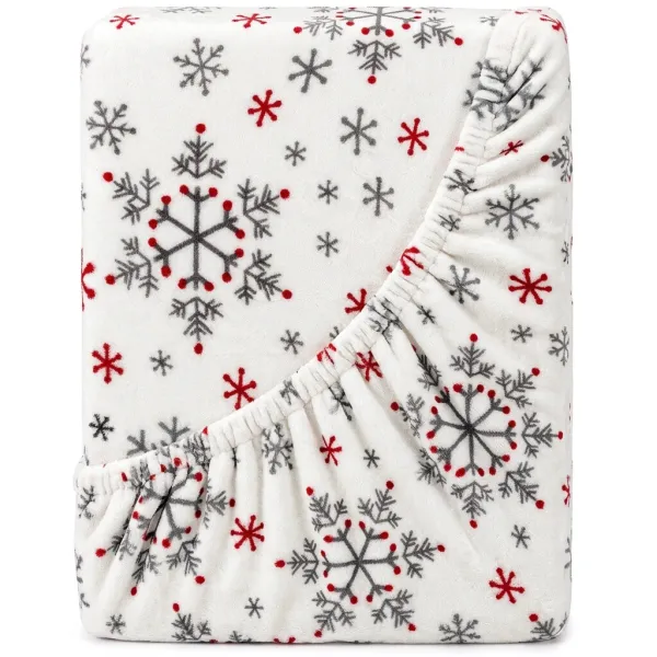 4Home prestieradlo mikroflanel Snowflakes, 90 x 200 cm