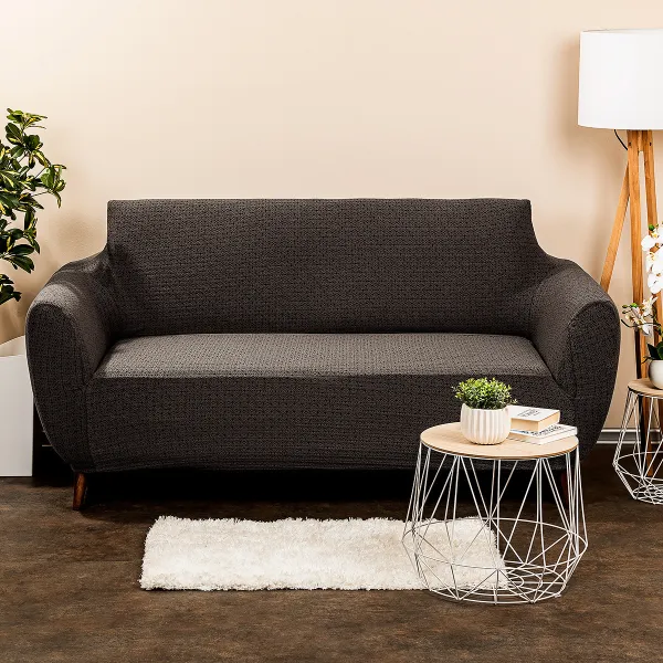 4Home Multielastický poťah na dvojkreslo Comfort Plus hnedá, 140 - 180 cm, 140 - 180 cm
