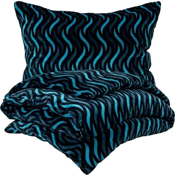 4Home Obliečky Wave mikroflanel, 160 x 200 cm, 70 x 80 cm