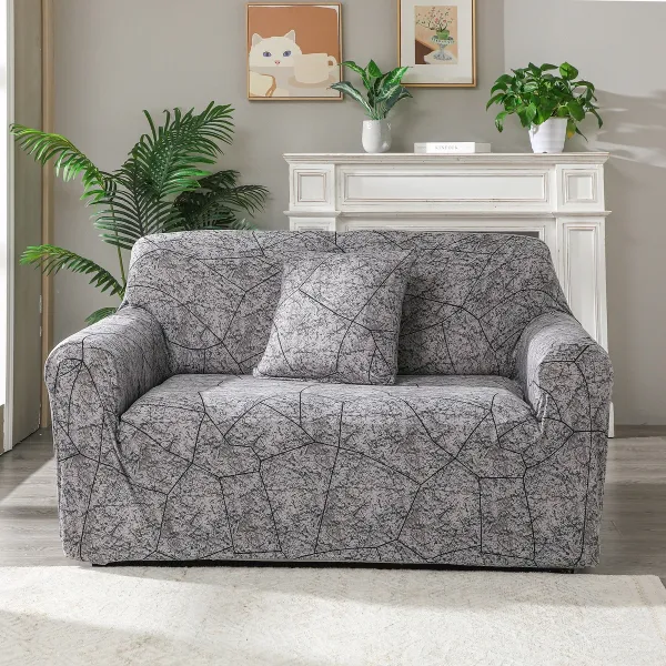 4Home Napínací poťah na dvojkreslo Stone, 145 - 185 cm