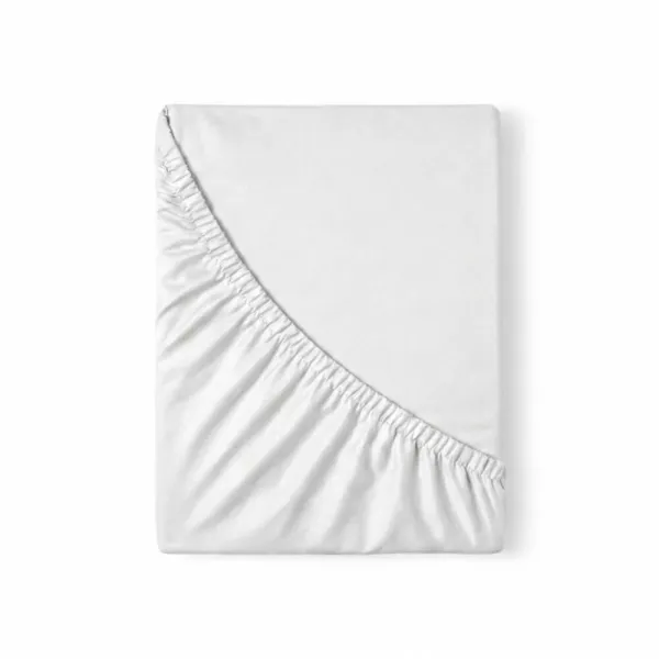 Kvalitex Saténové prestieradlo Luxury collection, biela, 200 x 200 cm