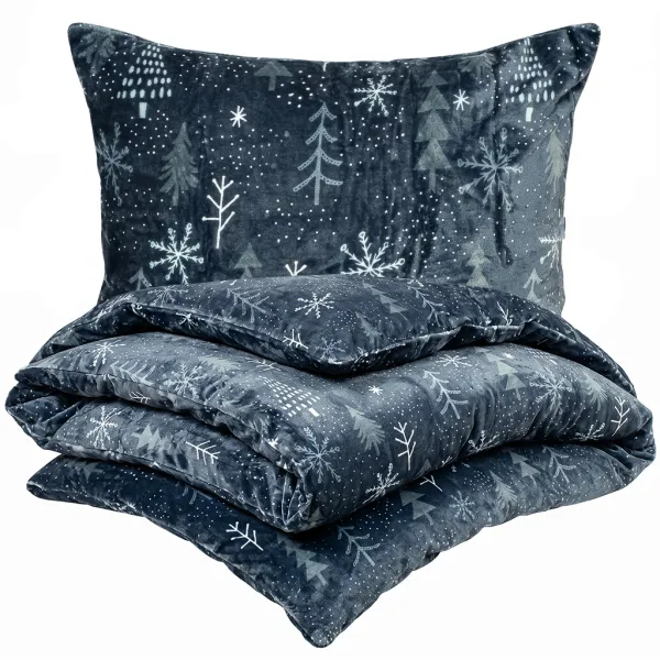 4Home Obliečky mikroflanel Silent night, 140 x 220 cm, 70 x 90 cm