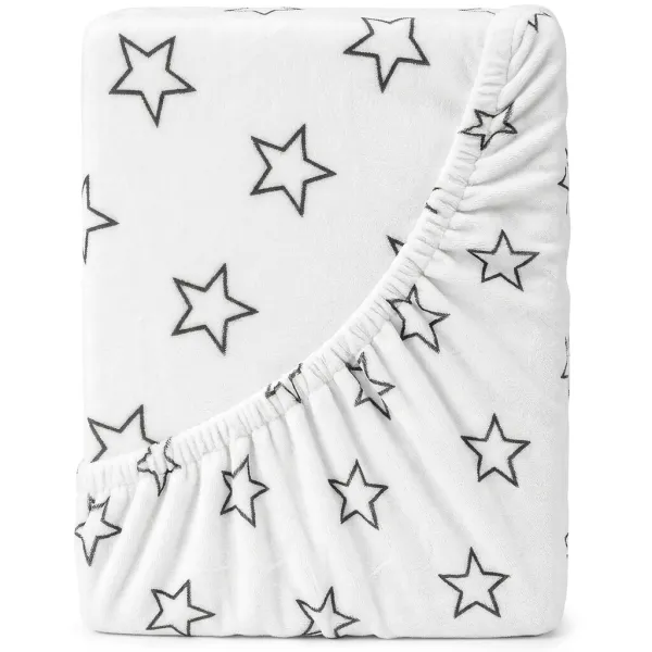 4Home prestieradlo mikroflanel Stars grey, 90 x 200 cm