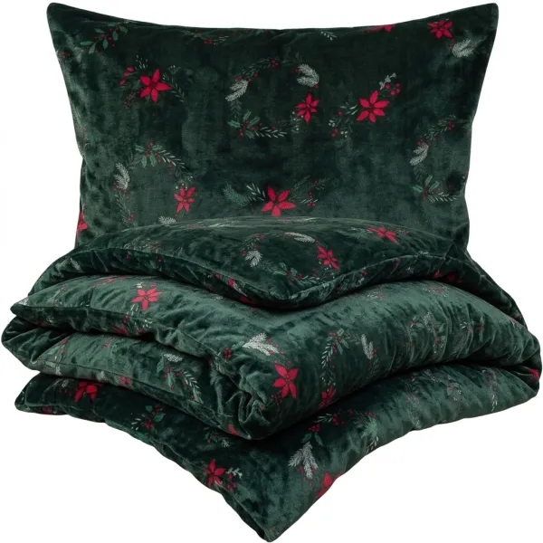 4Home Obliečky mikroflanel Poinsettia, 140 x 220 cm, 70 x 90 cm