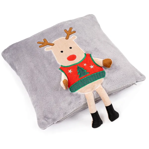 4Home Vianočný obliečka na vankúšik Xmas Reindeer, 40 x 40 cm