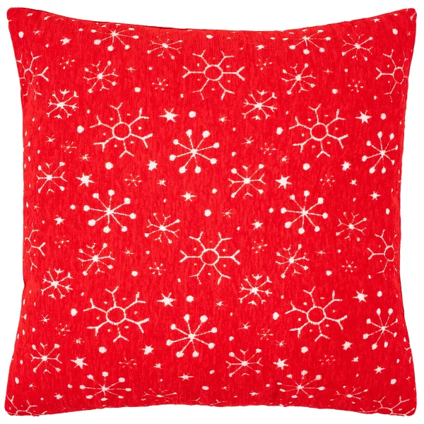 4Home Obliečka na vankúšik Snowfall in Red, 45 x 45 cm
