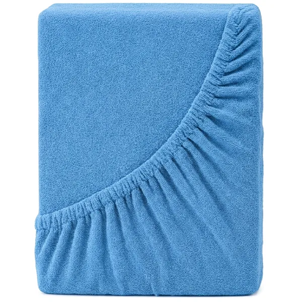 4Home froté prestieradlo IDEAL nebesky modrá, 200–220 x 200 cm, 200–220 x 200 cm