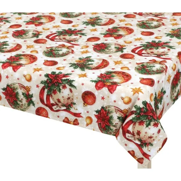 Bellatex Obrus ​​Vianočné ozdoby, 120 x 140 cm, 120 x 140 cm