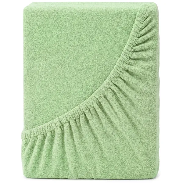 4Home Froté prestieradlo DELUXE zelené, 200–220 x 200 cm, 200–220 x 200 cm