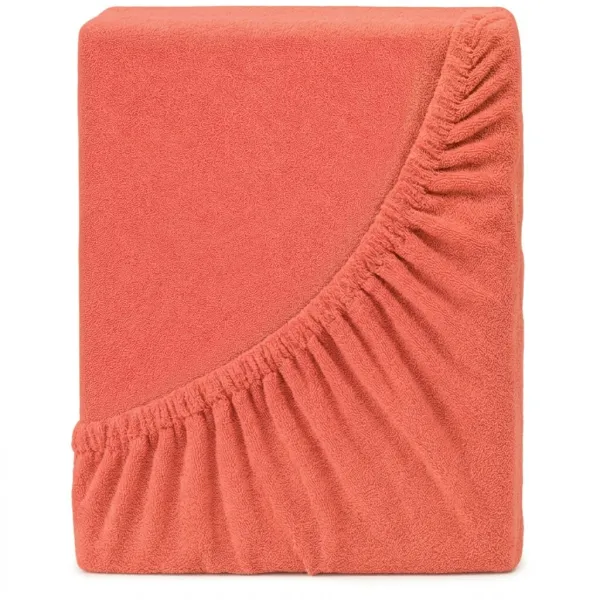 4Home Froté prestieradlo IDEAL koralová, 140–160 x 200 cm, 140–160 x 200 cm