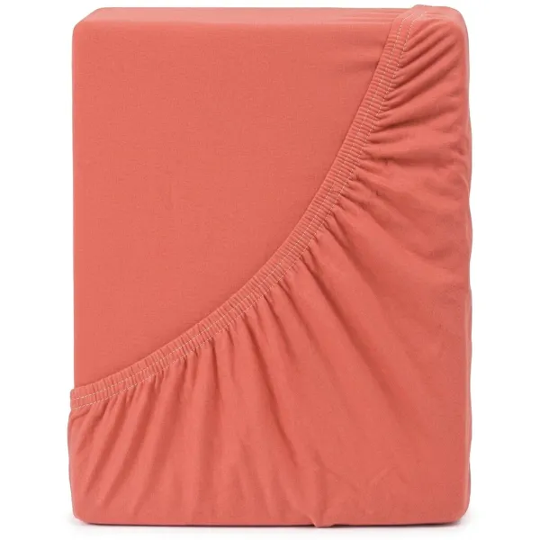 4Home Jersey prestieradlo IDEAL koralová, 70 x 140 cm, 70 x 140 cm
