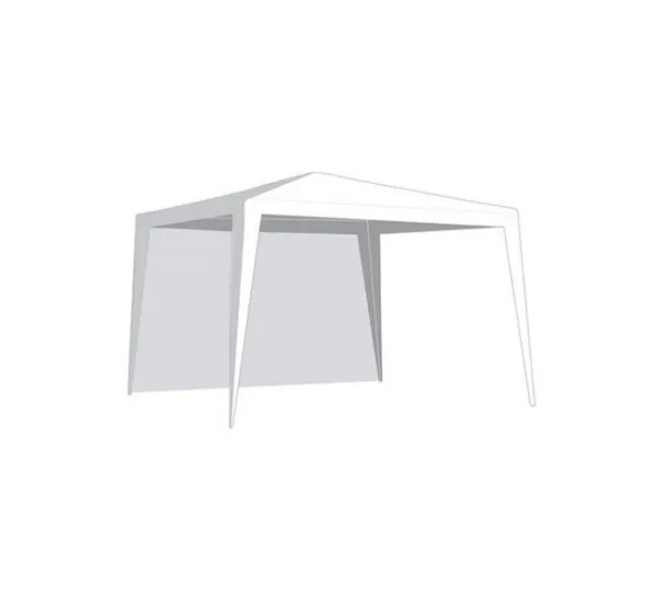 VETRO-PLUS Bočnica záhradného stanu bez okna 2,95 x 1,9 m biela