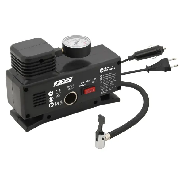 Compass Kompresor Block TÜV / GS, 12 / 230 V