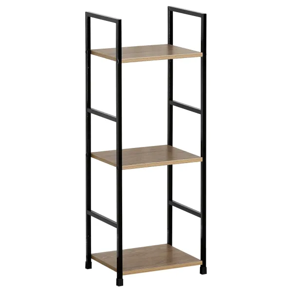 Regál GD-213 OAK Leik, 3 police, 29,2 x 23,5 x 80,5 cm, 3 poschodia