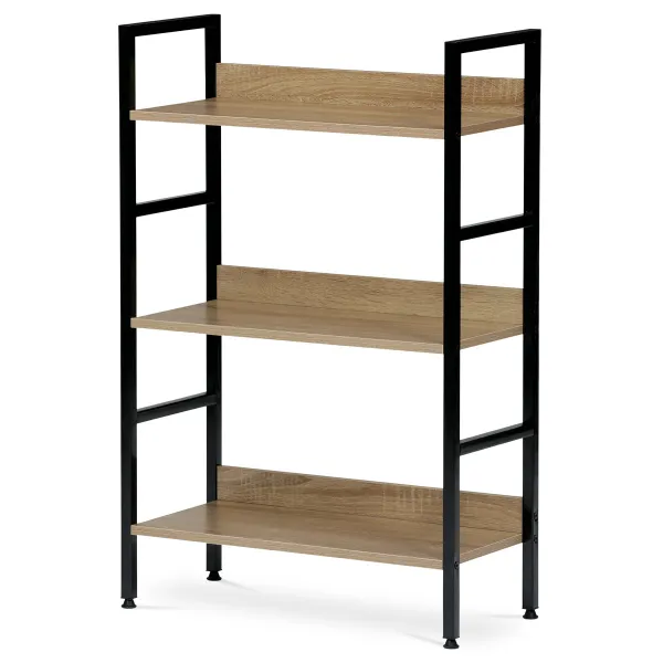 Regál GD-313 OAK Denny, 3 police, 60 x 27,5 x 92,5 cm, 3 poschodia