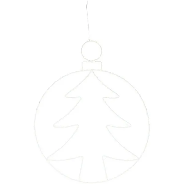 Vianočná závesná LED dekorácia Kerstball Tree 250 LED, 48 cm