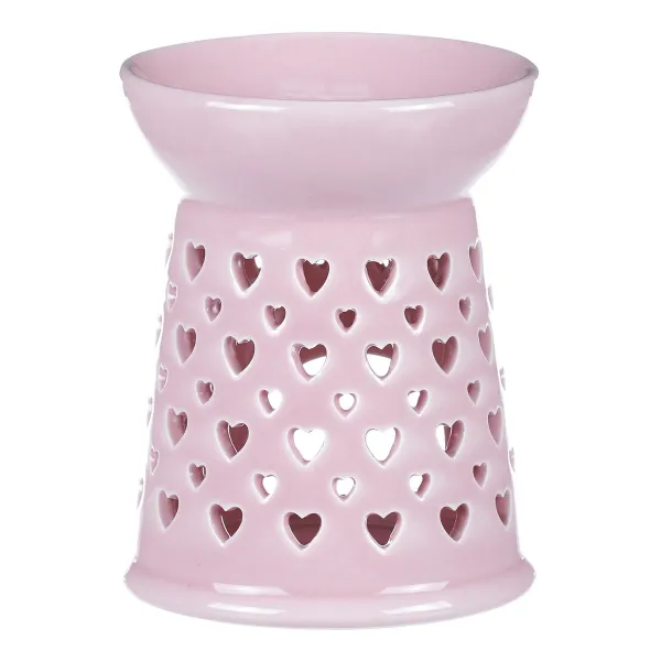 Porcelánová arómalampa Pink, 11 x 11 x 14 cm