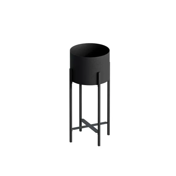Kovový stojan na kvety GED-026, Mono black