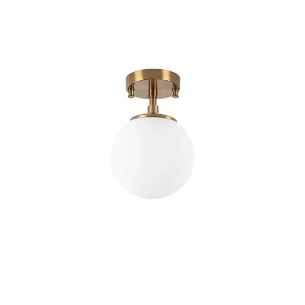Závesný luster Atmaca - 10220, bronzová/biela
