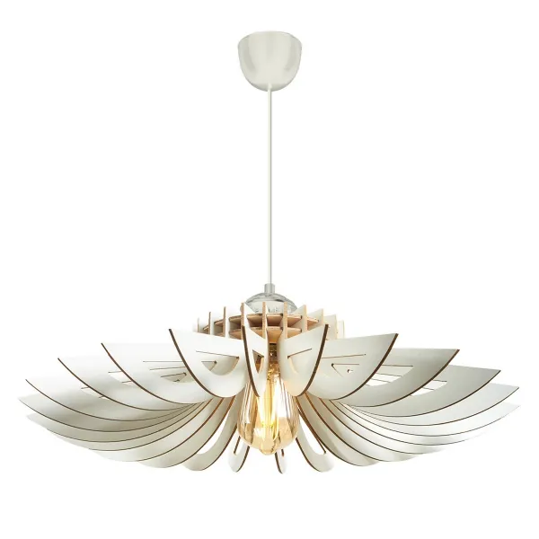 Závesný luster Daisy 160-T, biela